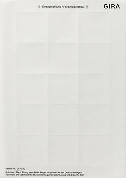 Arkusz opisowy 51x51mm Urz dodatkowe