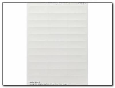 Arkusz opisowy 23,7x66,3mm Urz dodatkowe biały