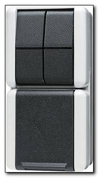 Gniazdo SCHUKO z wyłącznikiem seryjnym