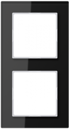 Ramka 2-krotna, szkło czarny