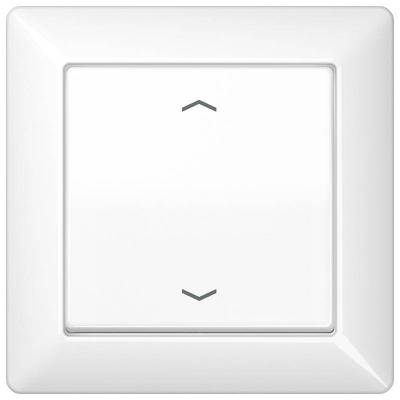 Klawisz pojedynczy z nadrukiem, biały