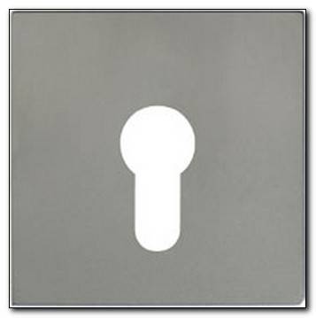 Płytka centralna mechanizmu zamka, stal