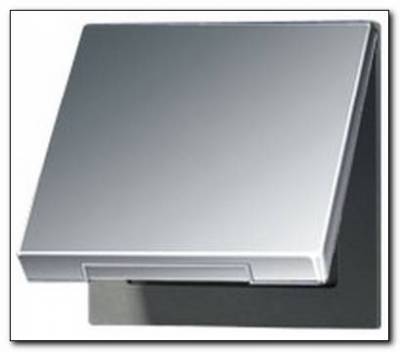 Ramka centralna z klapką, chrom