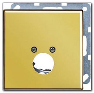 Płytka centralna pojedyncza audio, złoto 24 karatowe