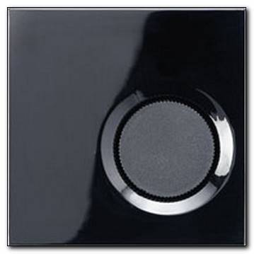 KNX Obiektowy regulator temperatury, czarny