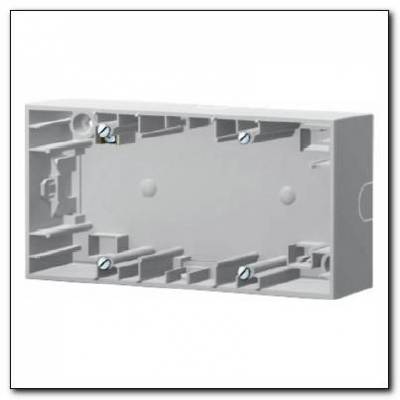 Puszka natynkowa 2-krotna pozioma; śnieżnobiały; K.1 Numer katalogowy: 10527009