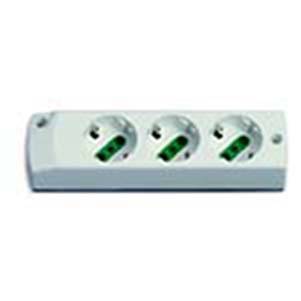 Multi-outlet 3P30 white