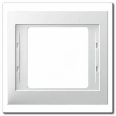 Ramka 1-krotna; śnieżnobiały; K.1 Numer katalogowy: 13137009