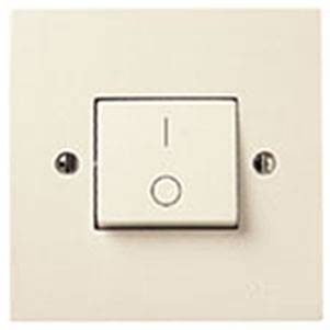 2P 10AX 1-way switch ivory