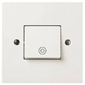 1P NO 10A push button white