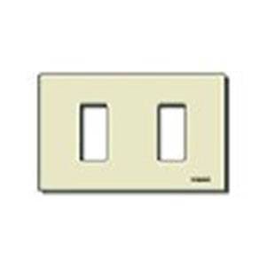 Plate 2M resin snapfix ivory