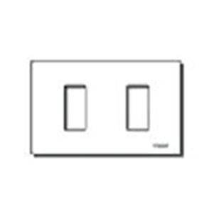 Plate 2M resin snapfix white