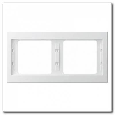 Ramka 2-krotna pozioma; śnieżnobiały; K.1 Numer katalogowy: 13637009