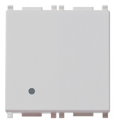 Łącznik jednobiegunowy 1P, 16AX, 2M, srebrny