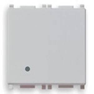 Łącznik schodowy 1P, 10AX, 2M, srebrny