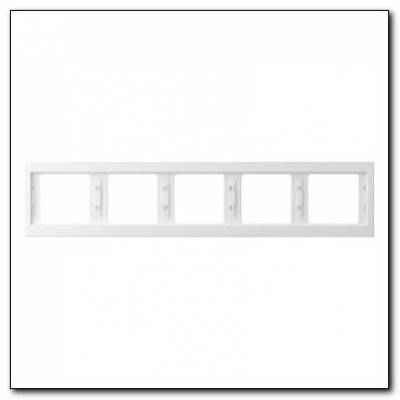 Ramka 5-krotna pozioma; śnieżnobiały; K.1 Numer katalogowy: 13937009