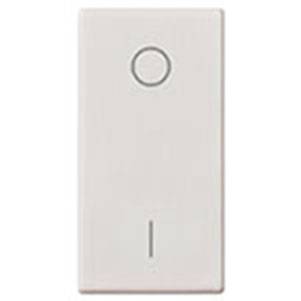 Klawisz, symbol - I/O, 1M, biały