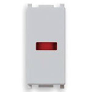 Wskaźnik świetlny czerwony, 1M, srebrny