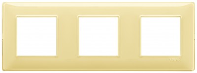 Ramka ozdobna, technopolimer 6M (2+2+2) 71mm Reflex cedar