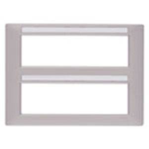 Ramka ozdobna, technopolimer, 14M, matowy nikiel