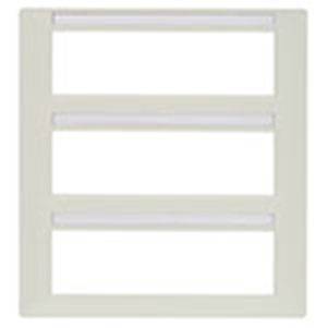 Ramka ozdobna, technopolimer, 21M, kość słoniowa