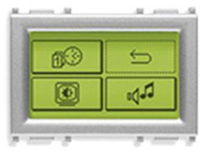 Monochromatyczny panel dotykowy KNX, 3M, srebrny