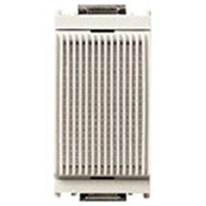 Zaślepka karbowana, 1M, biała