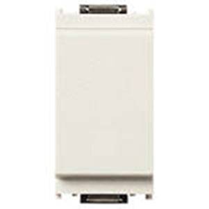 Zaślepka gładka, 1M, biały