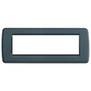 Ramka ozdobna, Round, silk, 6M, grafitowy