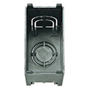 Puszka montażowa, 1M, czarna