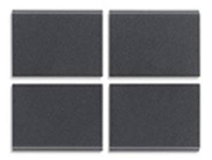 4 przyciski 1M, symbol w/o, antracyt