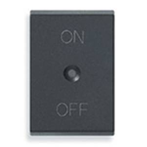 Klawisz, symbol - ON/OFF, 1M, antracyt