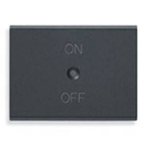 Klawisz, symbol - ON/OFF, 2M, antracyt