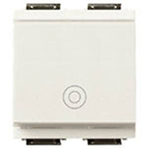 Przycisk 1P, 10A, symbol ogólny, 2M-zmniejszony, biały