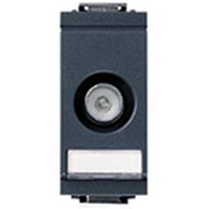 Gniazdo antenowe TV-RD-SAT, męskie, połączenie, 1dB, 1M-zmniejszony, antracyt