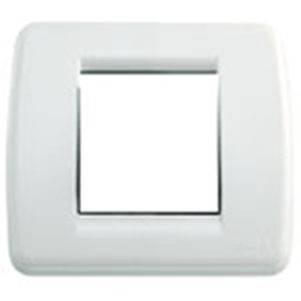 Ramka ozdobna, Round, technopolimer, 1-2M, biały