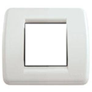 Ramka ozdobna, Round, technopolimer, 1-2M, Idea biały