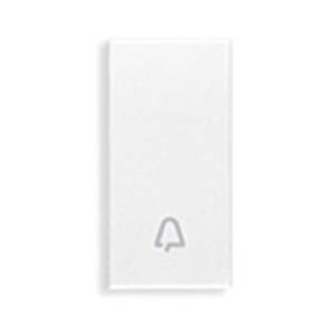 Klawisz, symbol dzwonka, 1M, biały