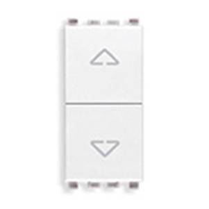 Łącznik jednobiegunowy 2P, 10AX, 1M, biały