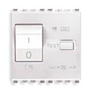 Wyłącznik różnocowo-prądowy 1P+N, 120-230V, 6mA, C16, 2M, biały
