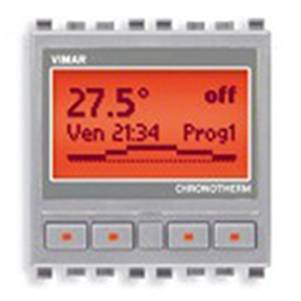 Termostat czasowy, 120-230V, 2M, srebrny