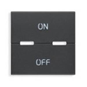 Klawisz, symbol - ON/OFF, 2M, antracyt