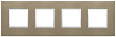 Ramka ozdobna 8M (2+2+2+2) 71mm dark bronze