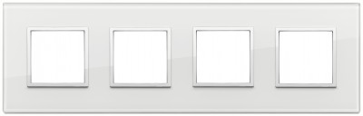 Ramka ozdobna 8M (2+2+2+2) 71mm white diamond