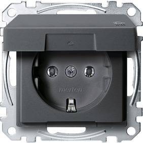 GNIAZDO SCHUKO+POKR, IP44, ANTR., SYS. M, Kod produktu: ME-MTN2314-0414