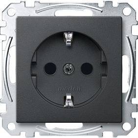 GNIAZDO SCHUKO + PRZESŁ, ANT, SYS. M, Kod produktu: ME-MTN2400-0414
