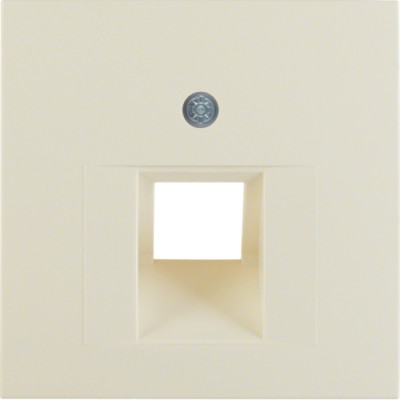 B.Kwadrat Element centralny do gniazda telefonicznego lub internetowego pojedynczego, kremowy 5314078982