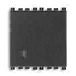 Łącznik uniwersalny (jednobiegunowy), 16AX, 2M, antracyt