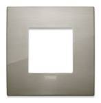 Ramka ozdobna Classic, 2M, metalowa, szczotkowane aluminium