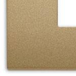 Ramka ozdobna Classic, 2M-centralnie (do puszki 3M), maloway technopolimer, motowy złoty